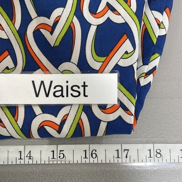 CAbi Midi Amour Dress Collar Buttons Heart Link Blue Size Small S - Picture 12 of 15